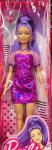 Mattel - Barbie - Fashionistas #178 - Purple Mettallic Dress - Petite - Doll
